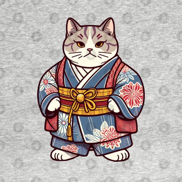 Japanese sumo cat by Japanese Fever